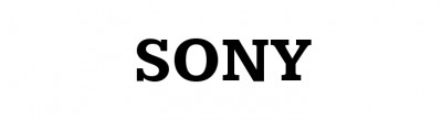 Fonts Logo » SONY Logo Font